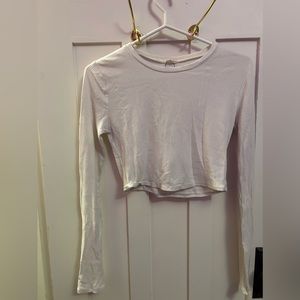 garage white long sleeve shirt